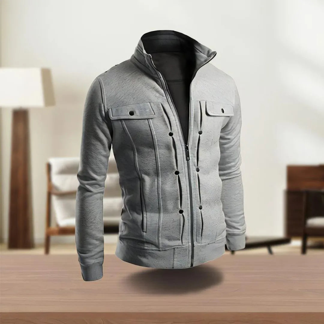 Levoire | Veste Décontractée Pour Hommes Gris clair