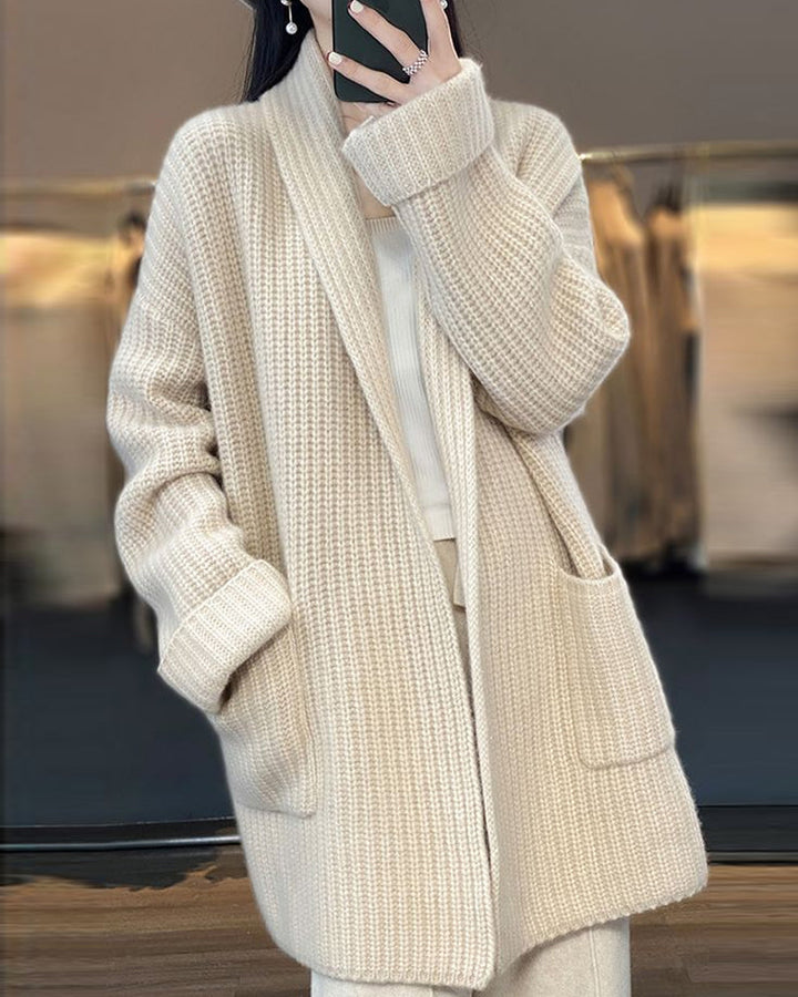 Levoire | Gilet Élégant Et Chaud Pour Femmes Beige Taille unique