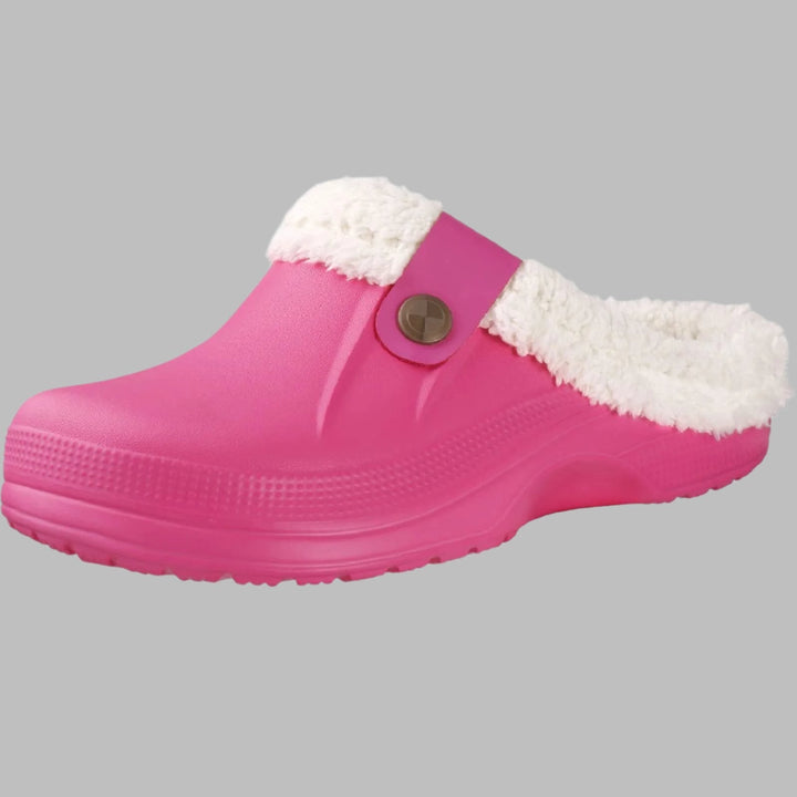 Levoire | Clogs Ergonomiques Chauds Et Stylés Avec Fleece Pour Les Jours Froids Rosa