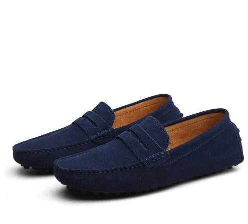 Levoire | Mocassins Classiques Confortables Bleu foncé