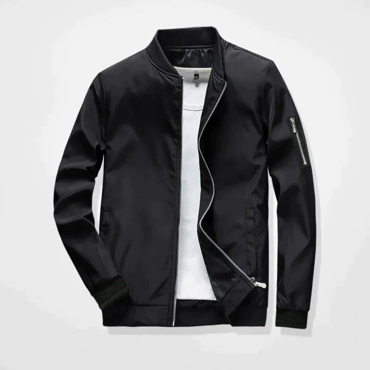 Levoire | Veste Bomber Légère Pour Hommes Noir
