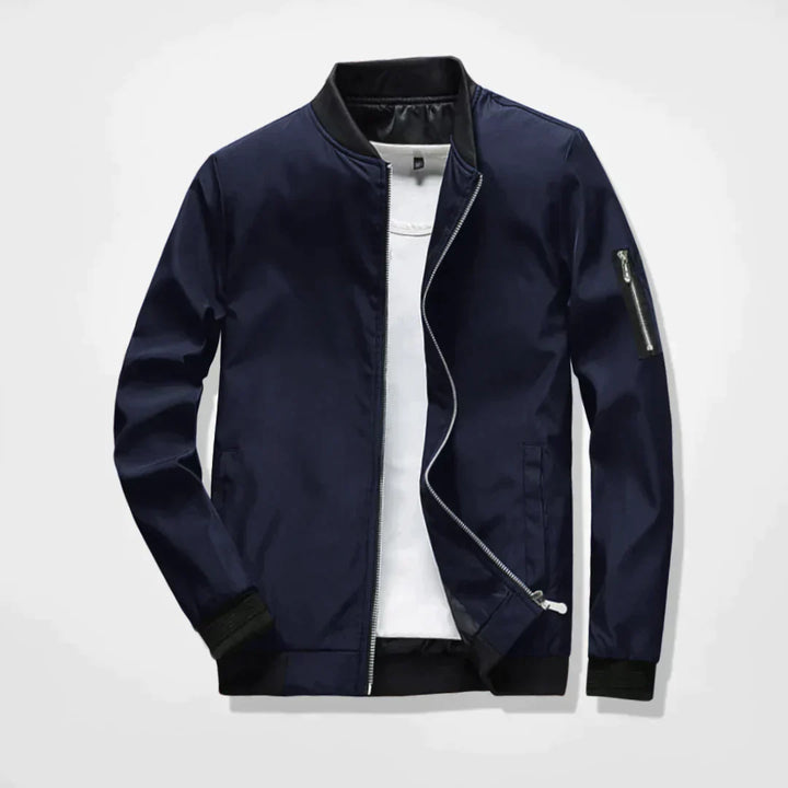 Levoire | Veste Bomber Légère Pour Hommes bleu foncé