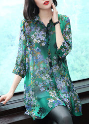 Levoire | Chiffon blouse col Peter Pan