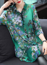 Levoire | Chiffon blouse col Peter Pan