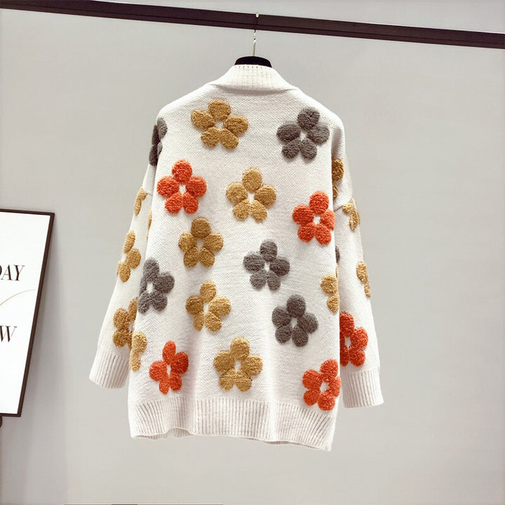 Levoire | Cardigan Fleuri Pour Femme - Chaud
