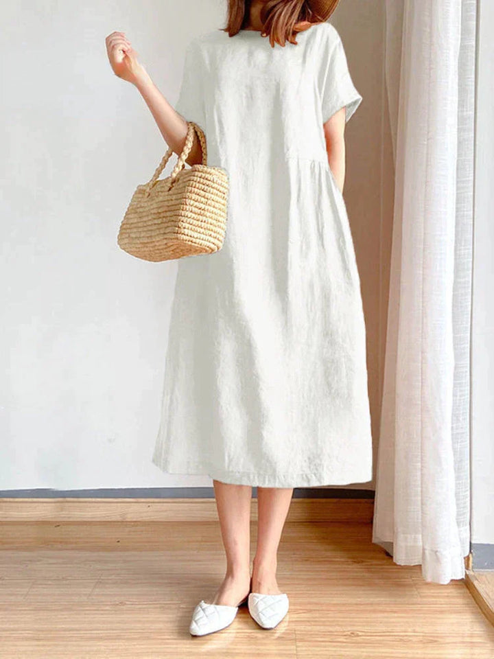 Levoire | Robe Midi Légère Blanc