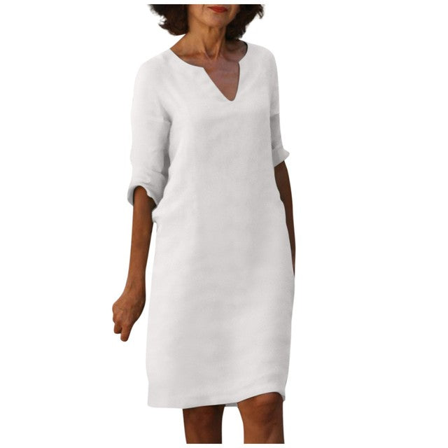 Levoire | Robe Maxi Ete Femme Blanc