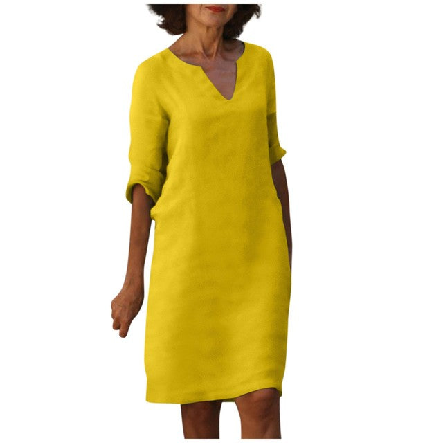 Levoire | Robe Maxi Ete Femme Jaune