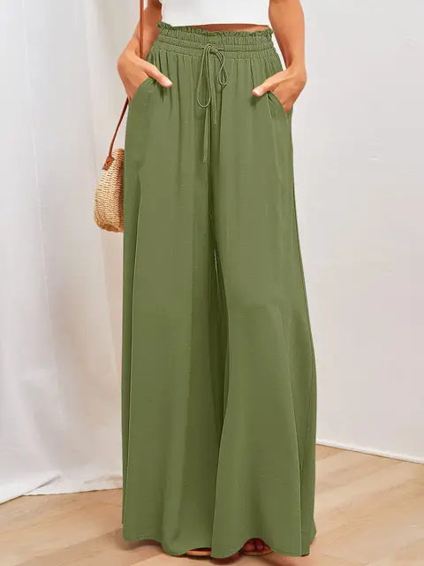 Levoire | Pantalons de loisirs pour femmes armeen vert