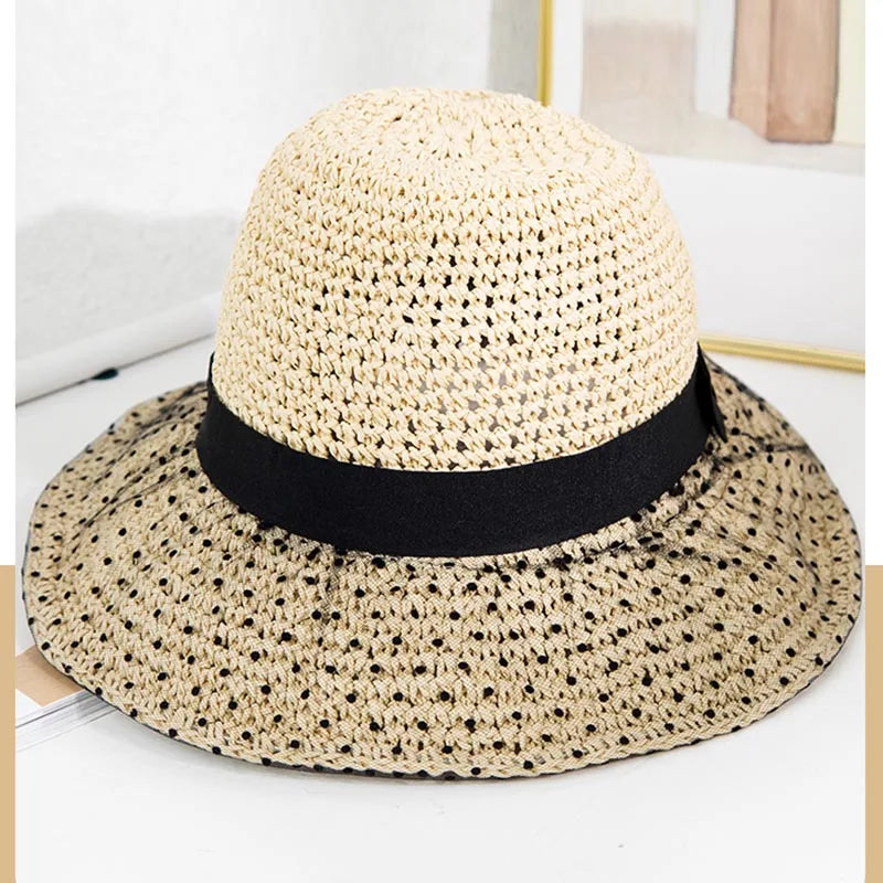 Levoire | Chapeau d'été avec Broderie Ajourée et Style Élégant pour Femmes