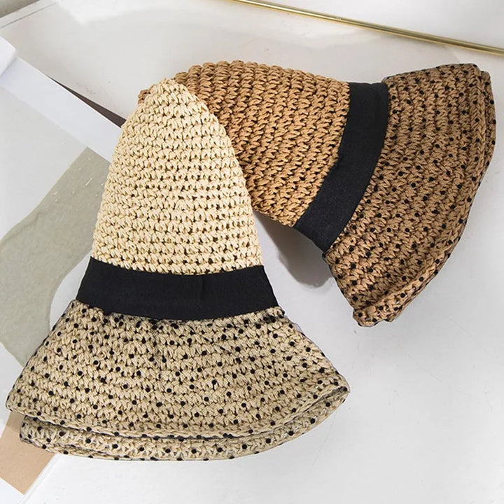 Levoire | Chapeau d'été avec Broderie Ajourée et Style Élégant pour Femmes