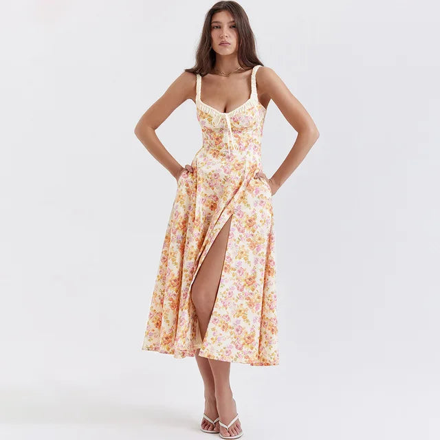 Levoire | Robe chaude pour jours d'été Orange