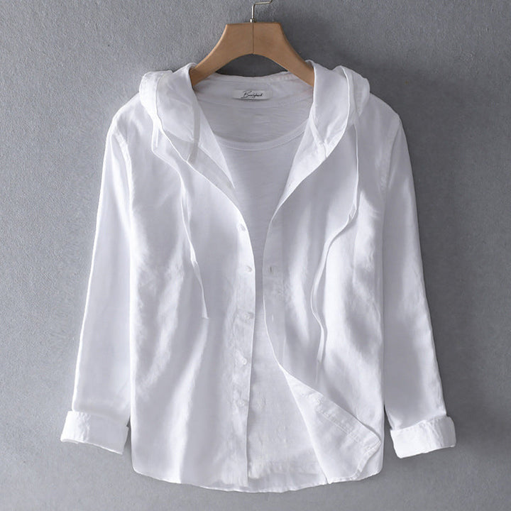Levoire | Blouse Lin Fr Jours Chauffants Blanc