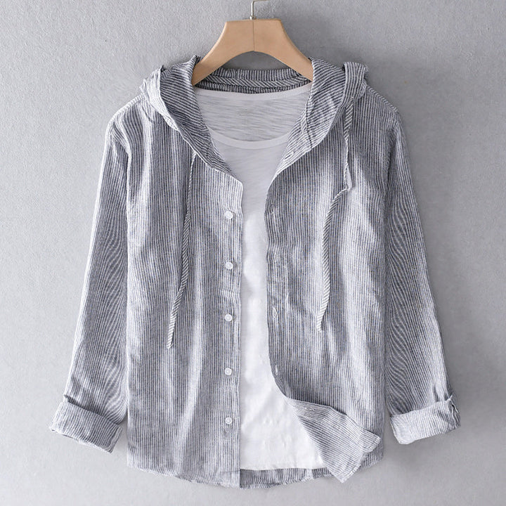 Levoire | Chemise En Lin Respirante Gris