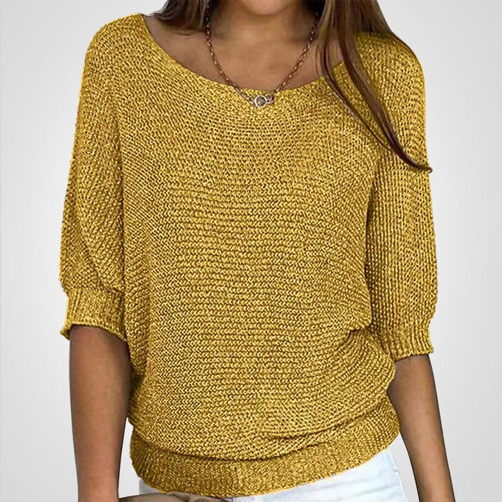 Levoire | Pull Léger Confortable Pour Femmes Jaune