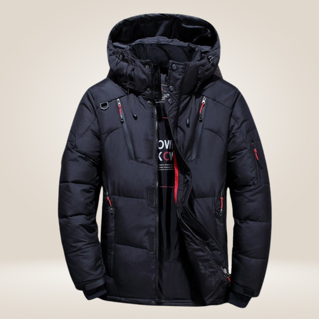 Levoire | Veste En Duvet Chaude Noir