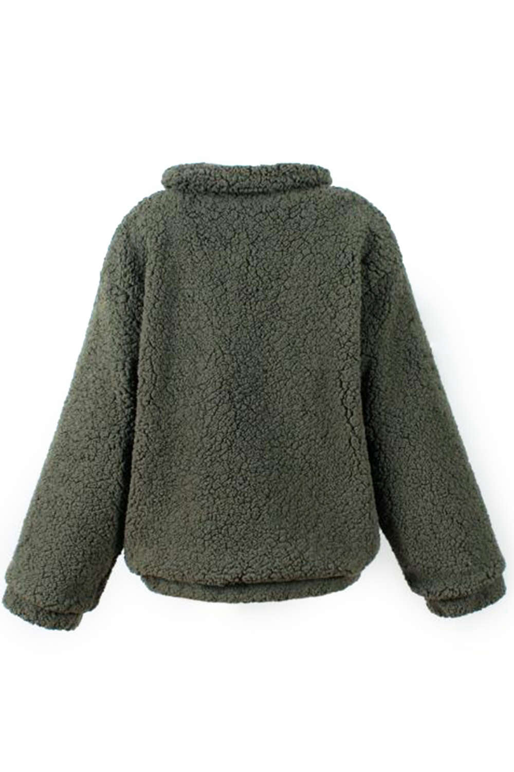 Levoire | Veste shaggy à fermeture éclair en peluche