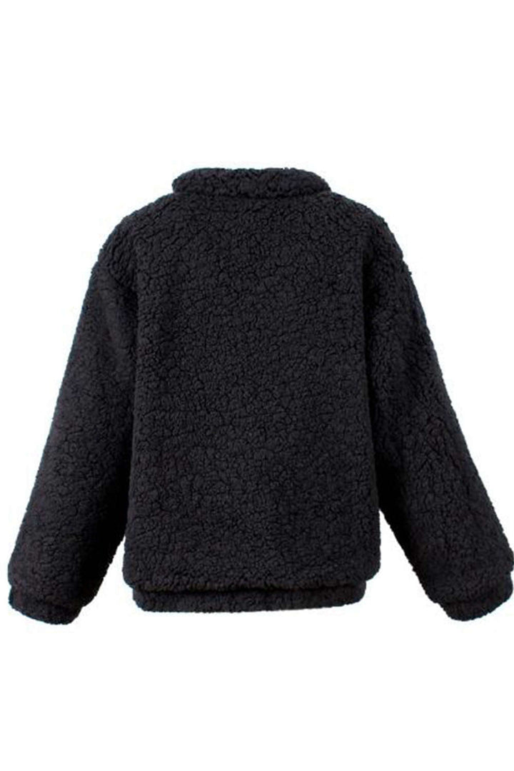 Levoire | Veste shaggy à fermeture éclair en peluche