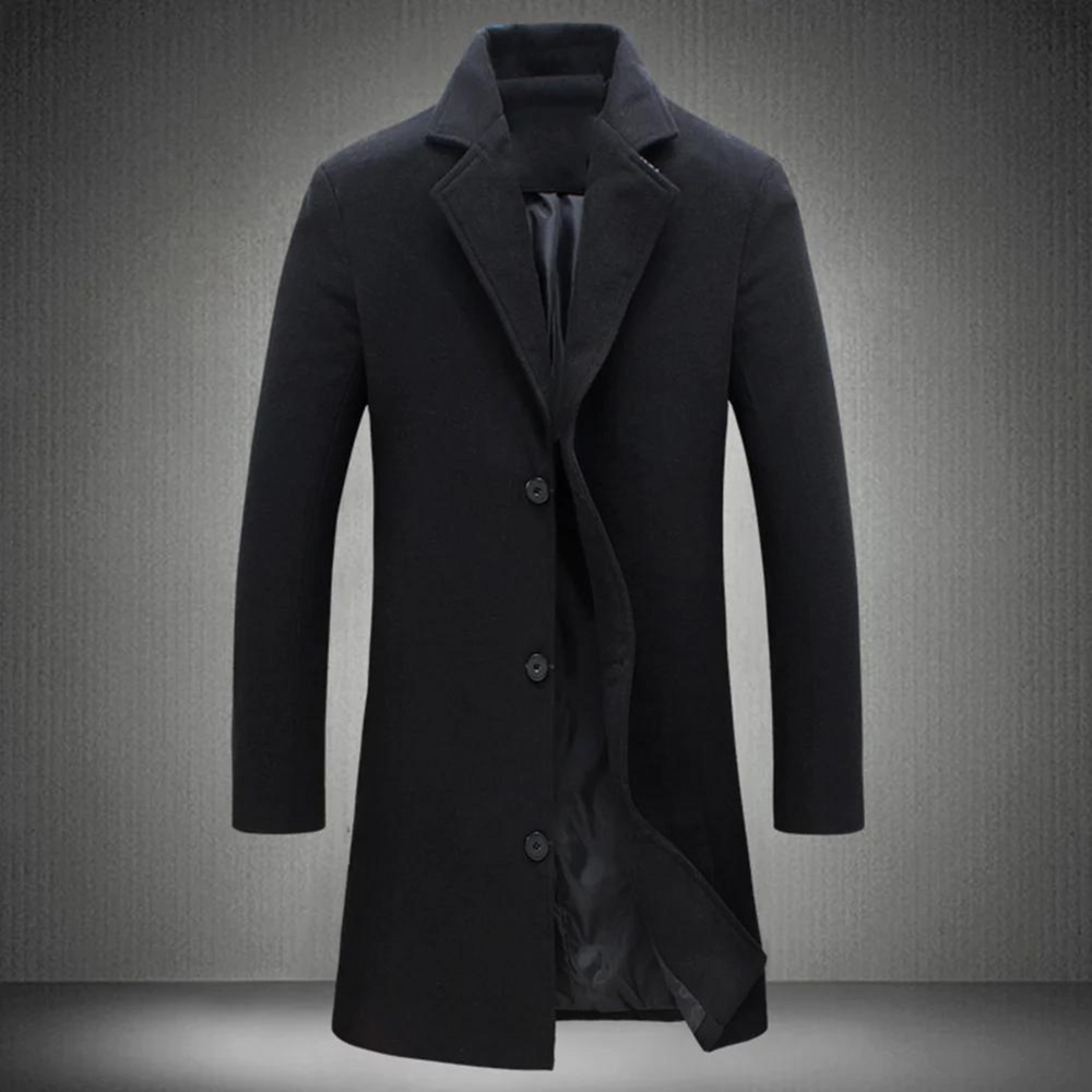 Levoire | Veste En Laine Pour Hommes Noir