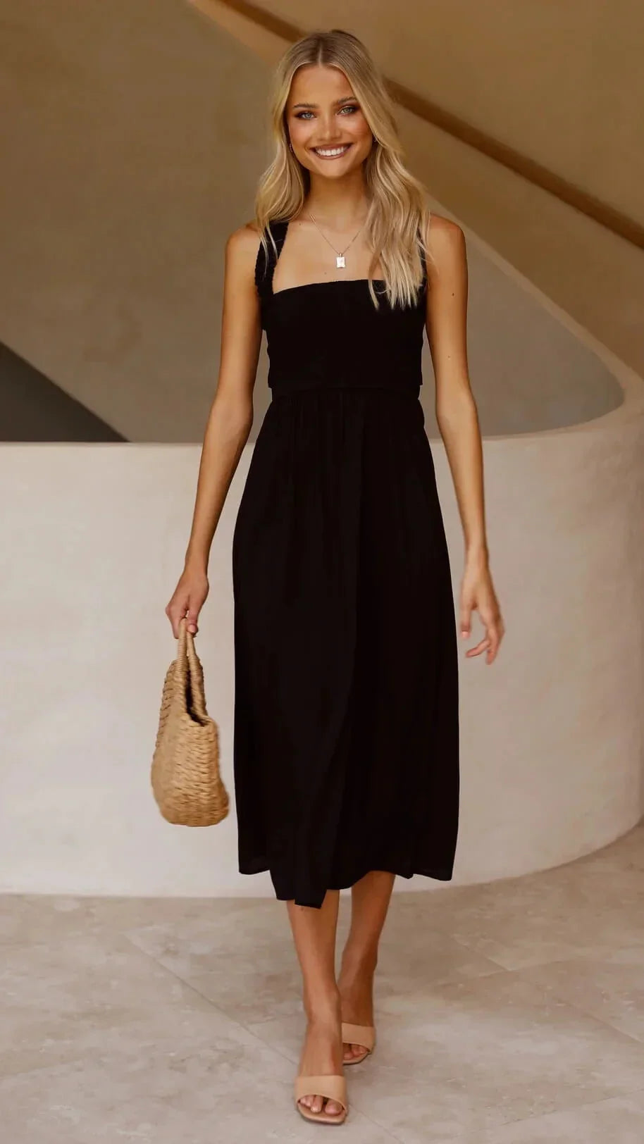 Levoire | Belle Robe Maxi Sans Bretelles Avec Bretelles