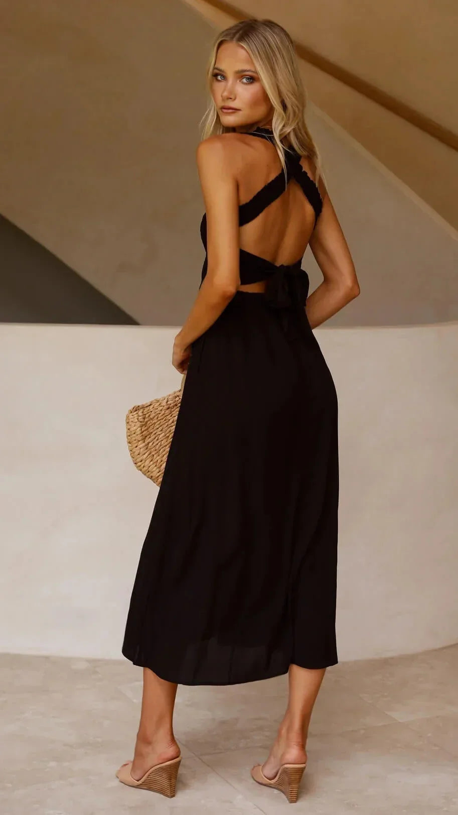 Levoire | Belle Robe Maxi Sans Bretelles Avec Bretelles