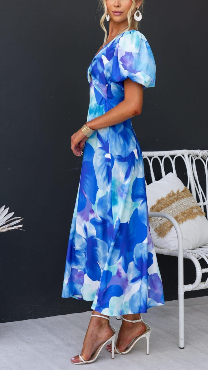 Levoire | Robe Élégante Pour Femmes Avec Des Fleurs