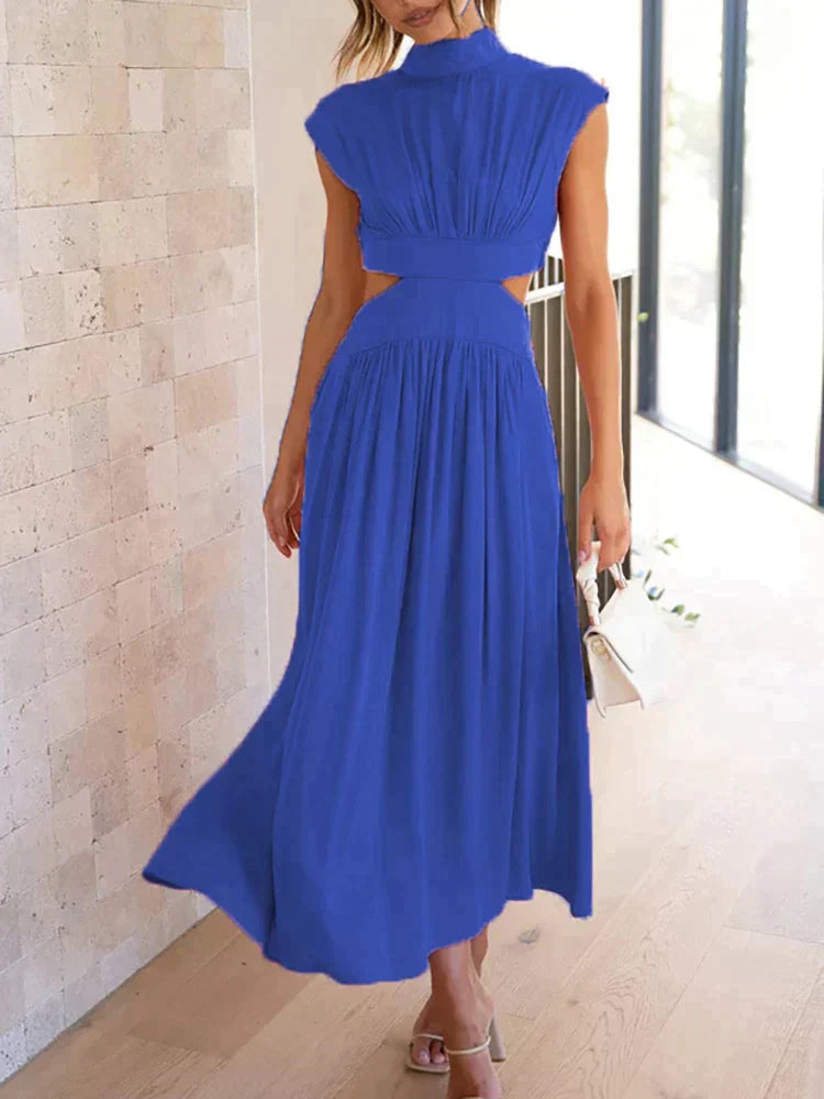 Levoire | Robe Maxi I Exécution Élégante Bleu