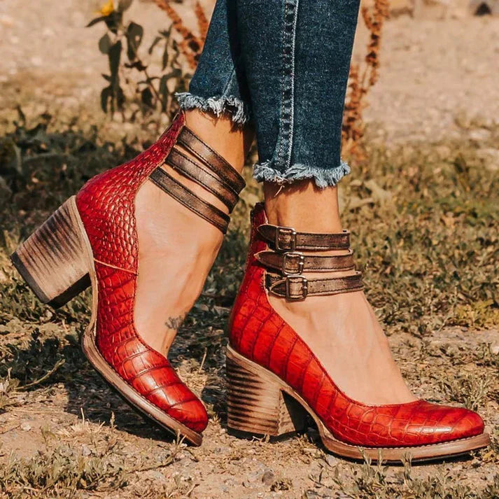 Levoire | Chaussure Confortable Et Élégante Rouge 2
