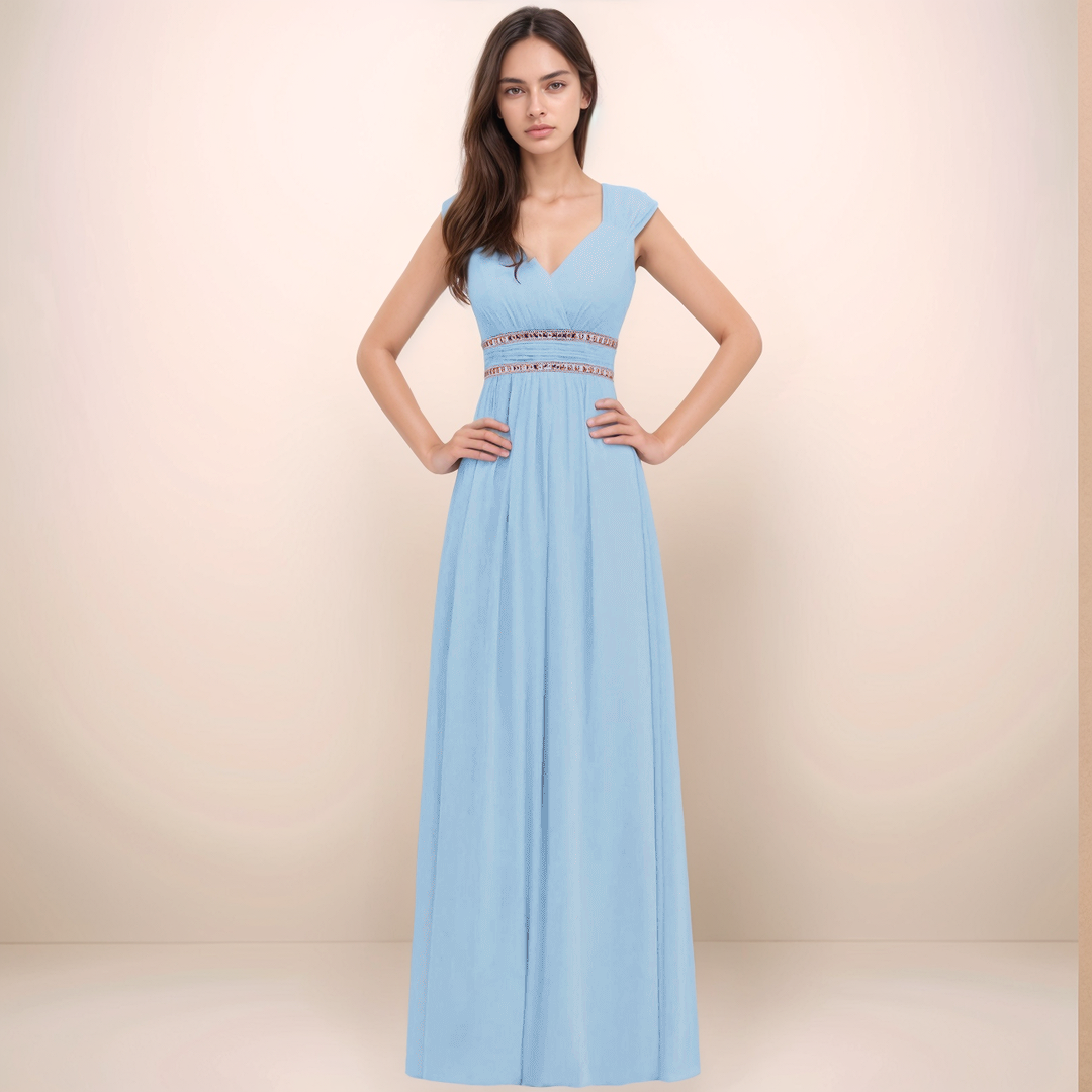 Levoire | Robe De Demoiselle D'Honneur Penelope Królewski Bleu