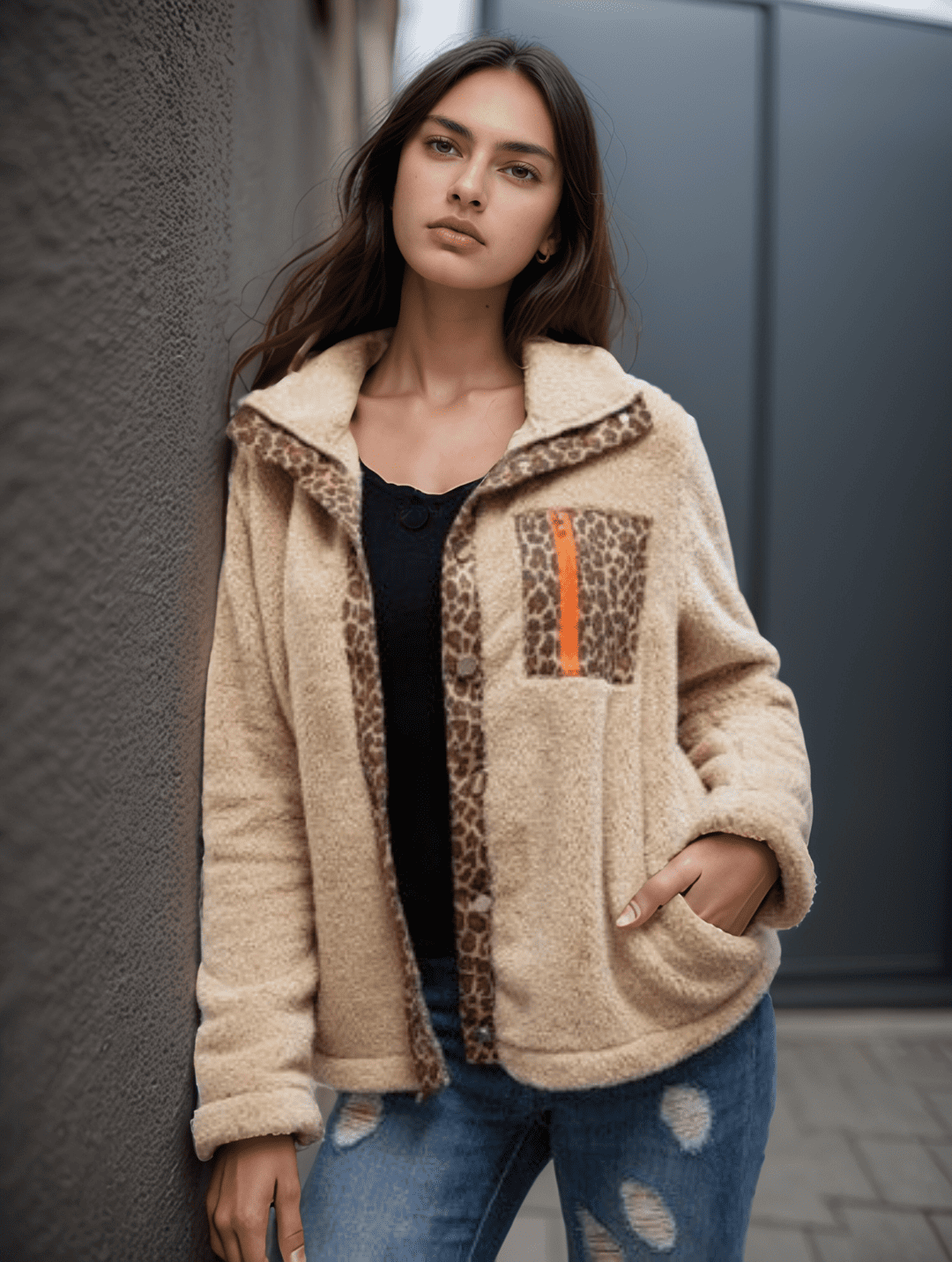 Levoire | Taille Supérieure Fausse Fourrure, Partenaire Parfait Pour Les Jours Froids Beige