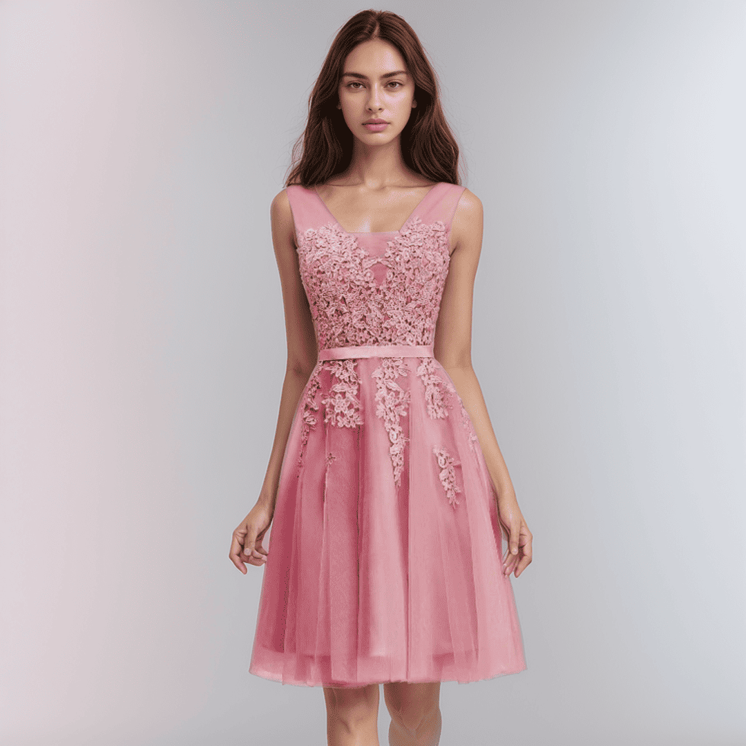 Levoire | Robe À Empiècement Pour Mariage Fuchsia