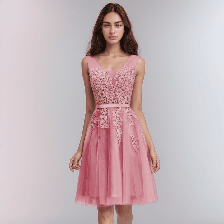 Levoire | Robe À Empiècement Pour Mariage Fuchsia