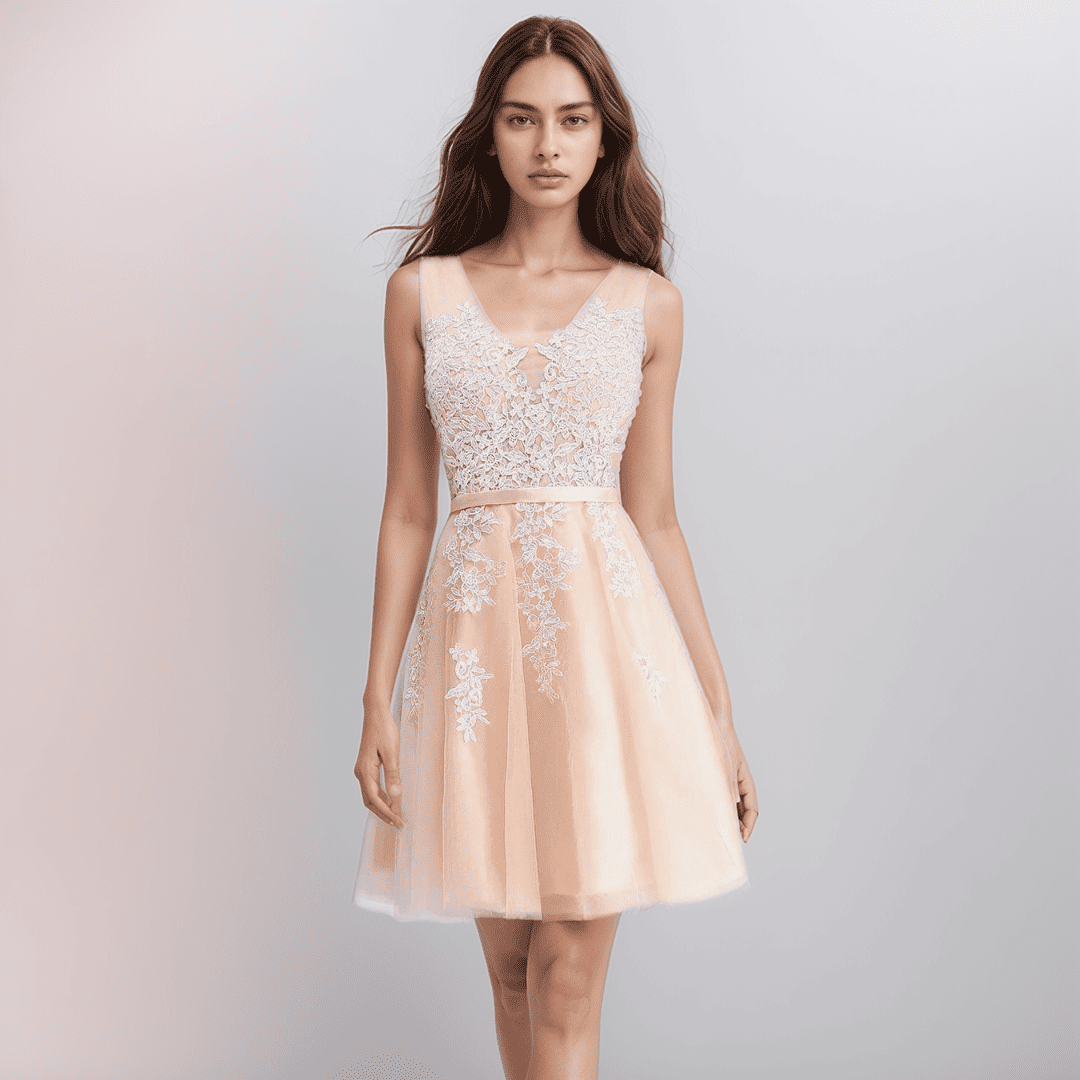 Levoire | Robe À Empiècement Pour Mariage Rosa