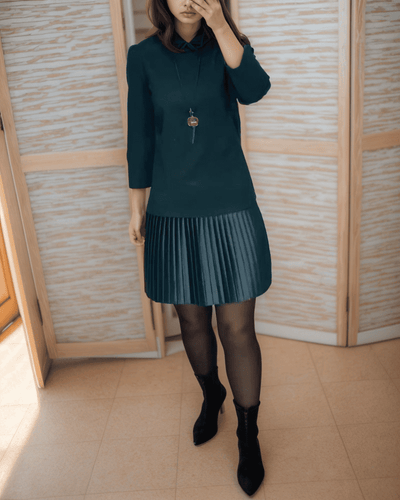 Levoire | Robe Élégante Avec Des Panneaux Froncés