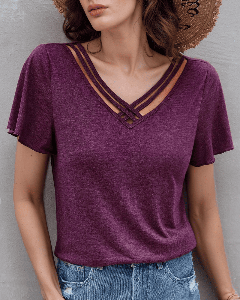 Levoire | Coupe De Chemise Uni Bordeaux