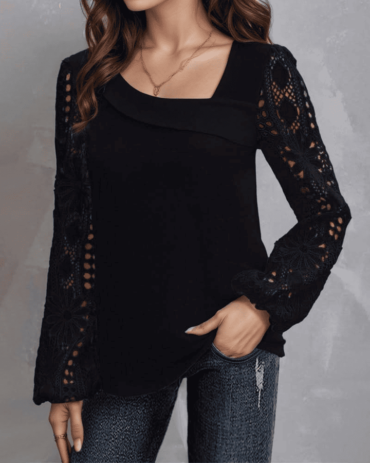 Levoire | Détente À Motif En Dentelle Noir