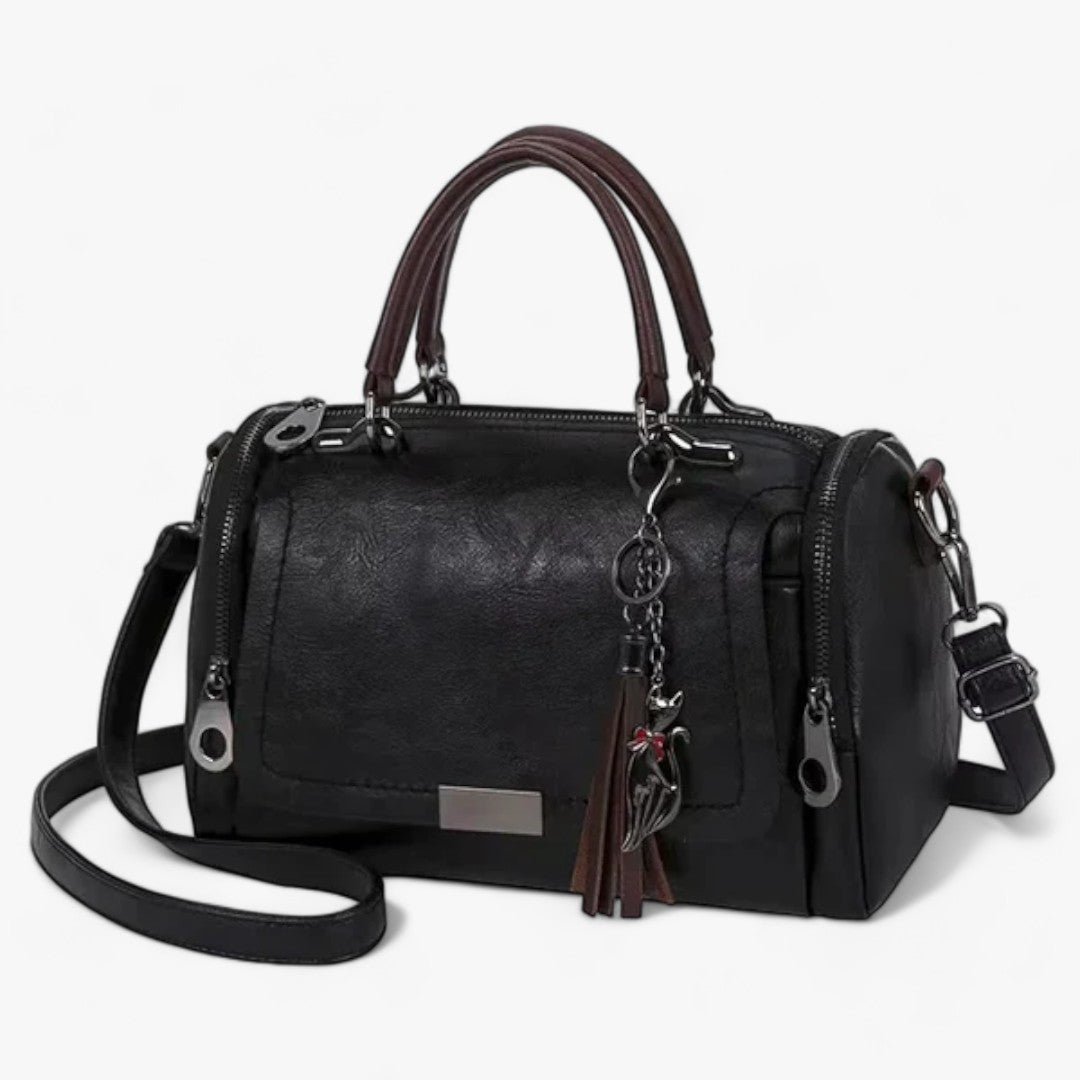 Levoire | Sac À Bandoulière Élégant Avec Franges Pour Femmes Noir