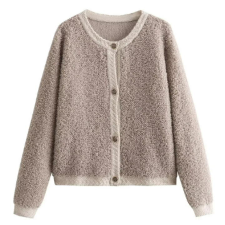 Levoire | Gilet Chaud Avec Fermeture À Boutons Pour Femmes Khaki