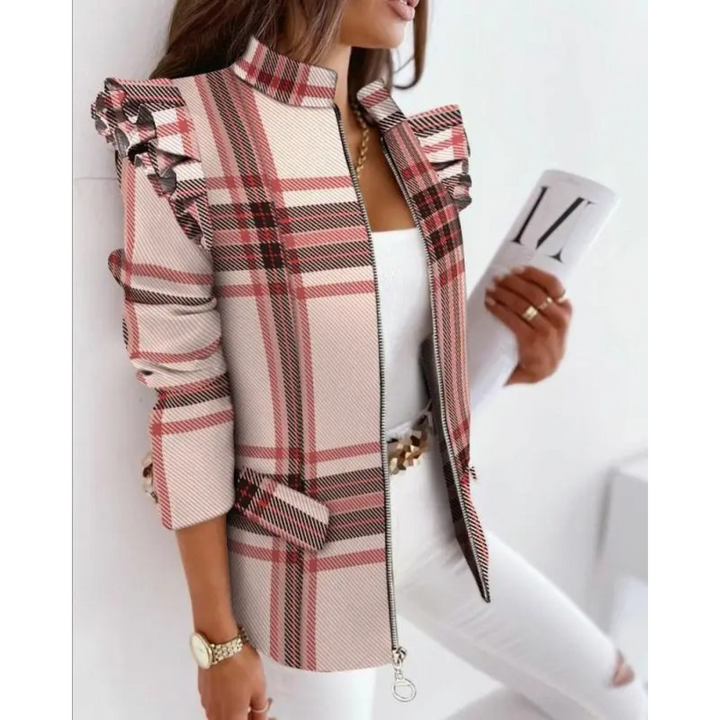 Levoire | Blazer Pour Femmes À Rayures Rosa