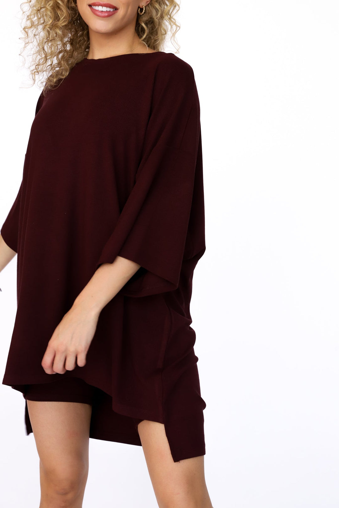 Levoire | Ensemble De Salon Super Confortable Pour Femmes Rouge bordeaux