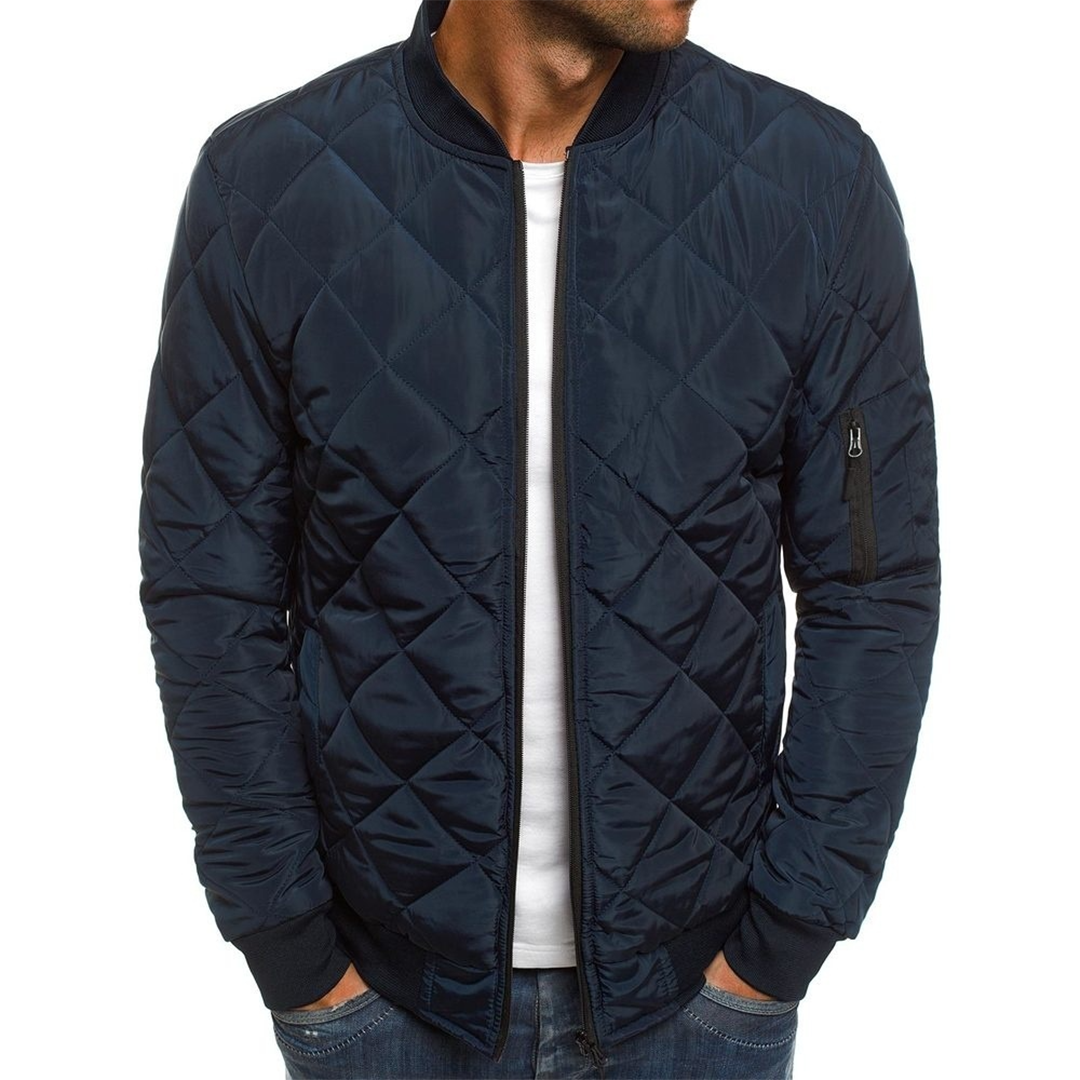 Levoire | Veste Bomber Moderne Tibétains Bleu