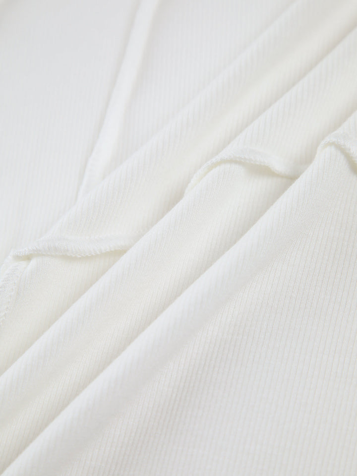 Levoire | Chemise Décontractée À Manches Longues Avec Des Manches Longues Côtelées Pour Femmes