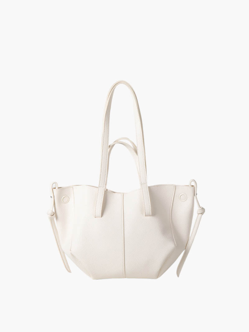 Levoire | Sac Grande Bandoulière Réglable Sac De Shopping Crème Petit