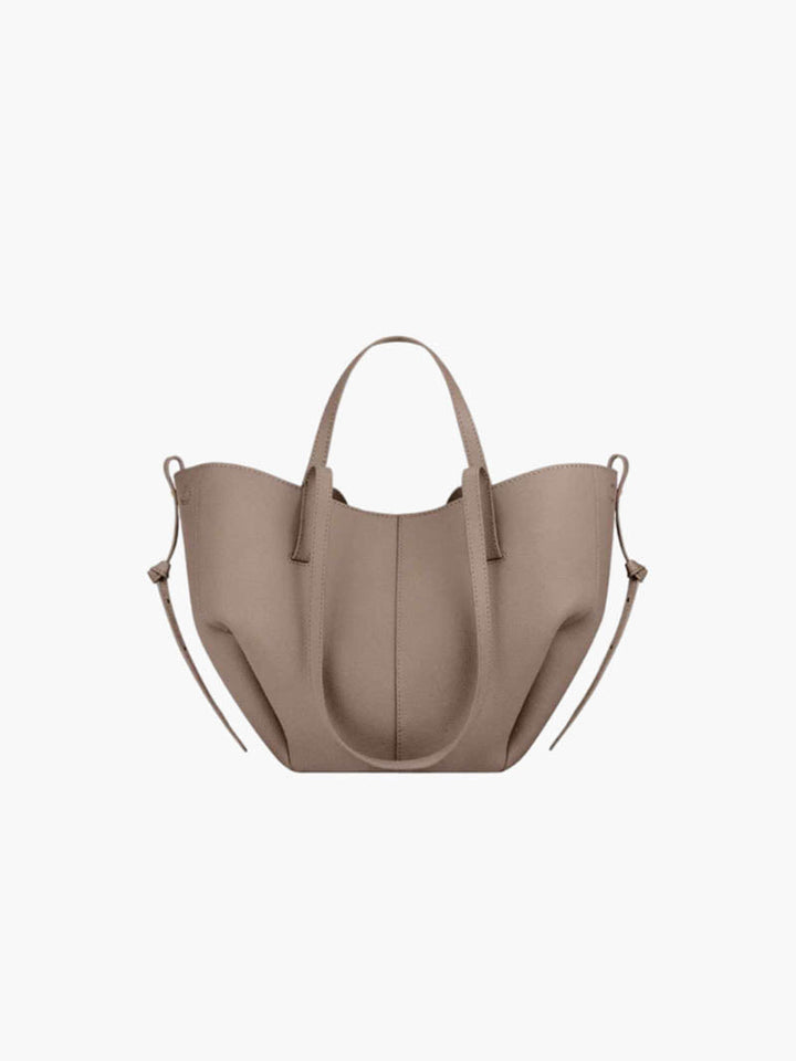 Levoire | Sac Grande Bandoulière Réglable Sac De Shopping Greige Petit