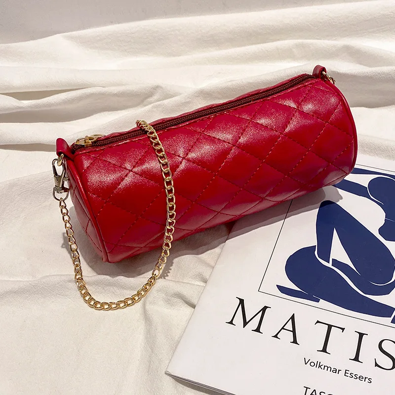 Levoire | Sac À Bandoulière Cylindrique Tendance Rot 9*9*20CM