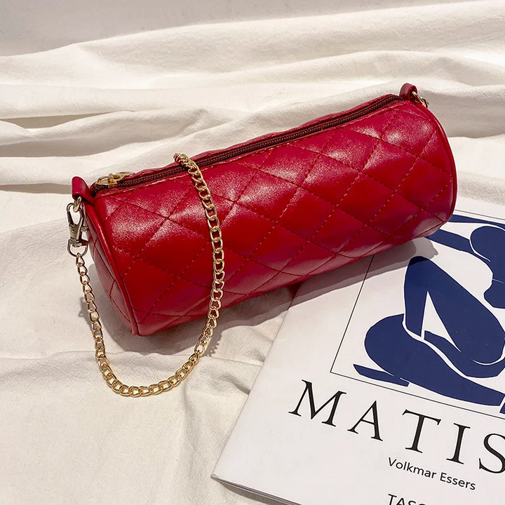 Levoire | Sac À Bandoulière Cylindrique Tendance Rot 9*9*20CM