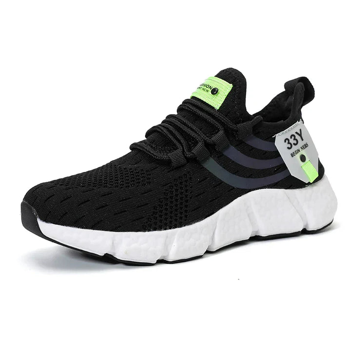 Levoire | Baskets De Course Tendance Et Confortables Pour Femmes Noir Blanc