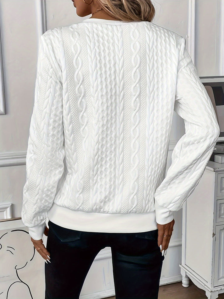 Levoire | Fermeture Éclair Semi-Ouverte Coupe Régulière Sweat À Col Rond Avec Fermeture Éclair Semi-Ouverte Vêtements Pour Femmes