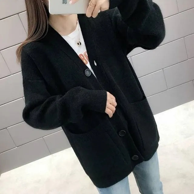 Levoire | Doux Gilet Pour Femmes Noir Une taille