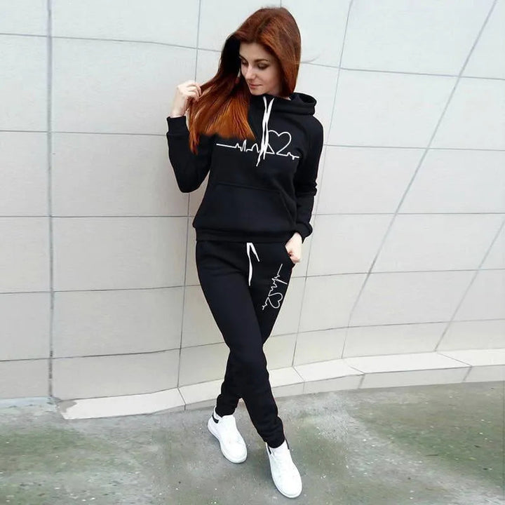 Levoire | Tuta Love combinaison sportive pour femmes Noir